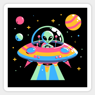 Cute Alien Sticker